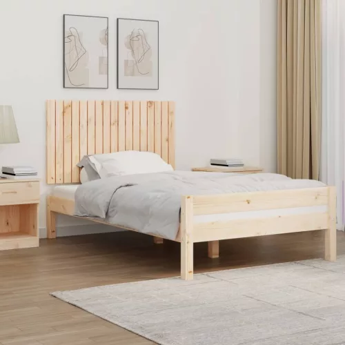 vidaXL tömör fenyőfa fali fejtámla 108 x 3 x 60 cm