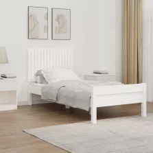   vidaXL fehér tömör fenyőfa fali fejtámla 95,5 x 3 x 60 cm