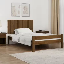   vidaXL mézbarna tömör fenyőfa fali fejtámla 127,5 x 3 x 60 cm