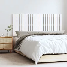   vidaXL fehér tömör fenyőfa fali fejtámla 147 x 3 x 60 cm