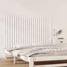   vidaXL fehér tömör fenyőfa fali fejtámla 147 x 3 x 90 cm