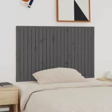   vidaXL szürke tömör fenyőfa fali fejtámla 140 x 3 x 90 cm