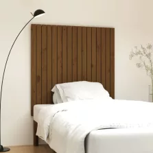   vidaXL mézbarna tömör fenyőfa fali fejtámla 108 x 3 x 110 cm