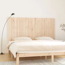 vidaXL tömör fenyőfa fali fejtámla 204 x 3 x 110 cm