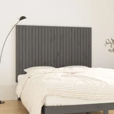   vidaXL szürke tömör fenyőfa fali fejtámla 159,5x3x110 cm