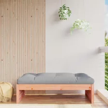   vidaXL tömör duglászfenyő kerti lábzsámoly párnával 120x80 cm