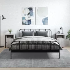   vidaXL 2 db szürke sonoma színű szerelt fa éjjeliszekrény 40x42x60 cm