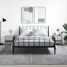   vidaXL 2 db szürke sonoma színű szerelt fa éjjeliszekrény 40x42x45 cm