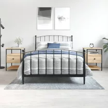   vidaXL 2 db sonoma tölgy színű szerelt fa éjjeliszekrény 40x42x56 cm