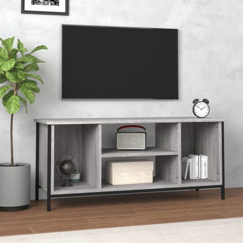 vidaXL szürke sonoma színű szerelt fa TV-szekrény 102x35x45 cm