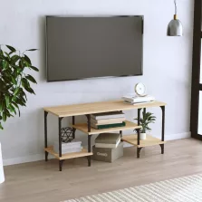   vidaXL sonoma tölgyszínű szerelt fa TV-szekrény 102x35x45,5 cm