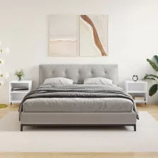   vidaXL 2 db magasfényű fehér szerelt fa éjjeliszekrény 40x30x50 cm