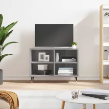   vidaXL szürke sonoma színű szerelt fa TV-szekrény 69,5 x 30 x 50 cm
