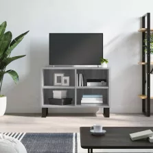  vidaXL szürke sonoma színű szerelt fa TV-szekrény 69,5 x 30 x 50 cm