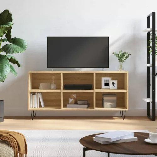 vidaXL sonoma tölgy színű szerelt fa TV-szekrény 103,5x30x50 cm