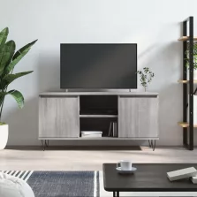   vidaXL szürke sonoma színű szerelt fa TV-szekrény 104x35x50 cm