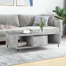   vidaXL betonszürke szerelt fa dohányzóasztal 104 x 60 x 35 cm