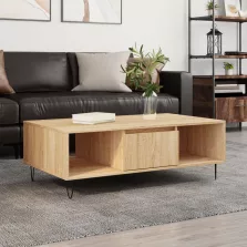   vidaXL sonoma tölgy színű szerelt fa dohányzóasztal 104 x 60 x 35 cm