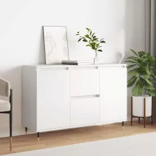   vidaXL fehér szerelt fa tálalószekrény 101,5 x 35 x 70 cm