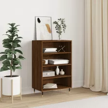   vidaXL barna tölgy színű szerelt fa magasszekrény 57 x 35 x 90 cm