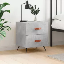   vidaXL betonszürke szerelt fa éjjeliszekrény 40 x 35 x 47,5 cm