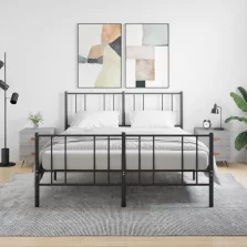   vidaXL 2 db szürke sonoma színű szerelt fa éjjeliszekrény 40x35x47,5cm