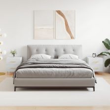   vidaXL 2 db fehér szerelt fa éjjeliszekrény 40 x 35 x 47,5 cm