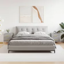   vidaXL 2 db szürke sonoma színű szerelt fa éjjeliszekrény 40x35x47,5cm