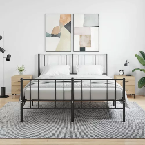 vidaXL 2 db sonoma tölgy színű szerelt fa éjjeliszekrény 40x35x47,5 cm