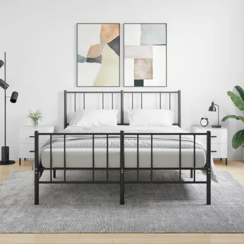 vidaXL 2 db magasfényű fehér szerelt fa éjjeliszekrény 40x35x47,5 cm