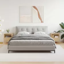   vidaXL 2 db sonoma tölgy színű szerelt fa éjjeliszekrény 40x35x47,5 cm