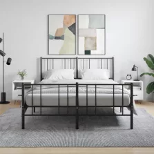   vidaXL 2 db magasfényű fehér szerelt fa éjjeliszekrény 40x35x47,5 cm