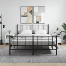   vidaXL 2 db magasfényű fehér szerelt fa éjjeliszekrény 40x35x47,5 cm