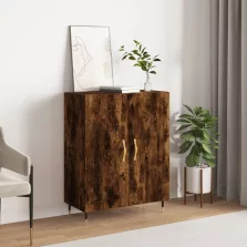   vidaXL füstös tölgy színű szerelt fa tálalószekrény 69,5 x 34 x 90 cm