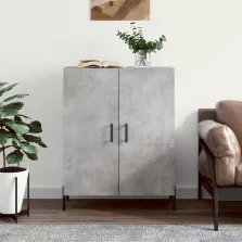   vidaXL betonszürke szerelt fa tálalószekrény 69,5 x 34 x 90 cm