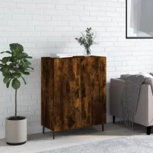   vidaXL füstös tölgy színű szerelt fa tálalószekrény 69,5 x 34 x 90 cm
