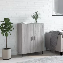   vidaXL szürke sonoma színű szerelt fa tálalószekrény 69,5 x 34 x 90 cm