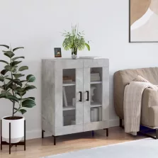   vidaXL betonszürke szerelt fa tálalószekrény 69,5 x 34 x 90 cm