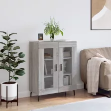   vidaXL szürke sonoma színű szerelt fa tálalószekrény 69,5 x 34 x 90 cm