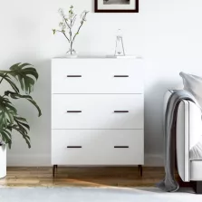 vidaXL fehér szerelt fa tálalószekrény 69,5 x 34 x 90 cm