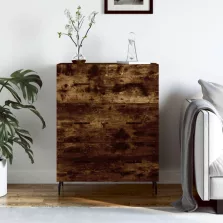   vidaXL füstös tölgy színű szerelt fa tálalószekrény 69,5 x 34 x 90 cm