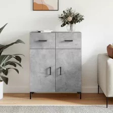   vidaXL betonszürke szerelt fa tálalószekrény 69,5 x 34 x 90 cm