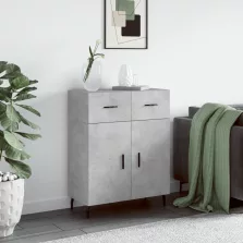   vidaXL betonszürke szerelt fa tálalószekrény 69,5 x 34 x 90 cm