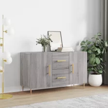   vidaXL szürke sonoma színű szerelt fa tálalószekrény 100 x 36 x 60 cm