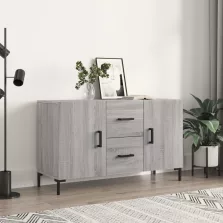   vidaXL szürke sonoma színű szerelt fa tálalószekrény 100 x 36 x 60 cm