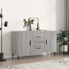   vidaXL szürke sonoma színű szerelt fa tálalószekrény 100 x 36 x 60 cm