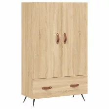   vidaXL sonoma tölgy színű szerelt fa magasszekrény 69,5 x 31 x 115 cm