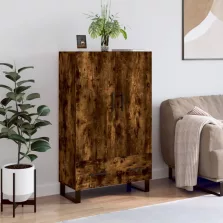   vidaXL füstös tölgy színű szerelt fa magasszekrény 69,5 x 31 x 115 cm