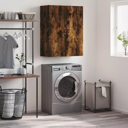 vidaXL füstös tölgy színű fali szekrény 69,5 x 34 x 90 cm