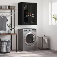 vidaXL fekete fali szekrény 69,5 x 34 x 90 cm